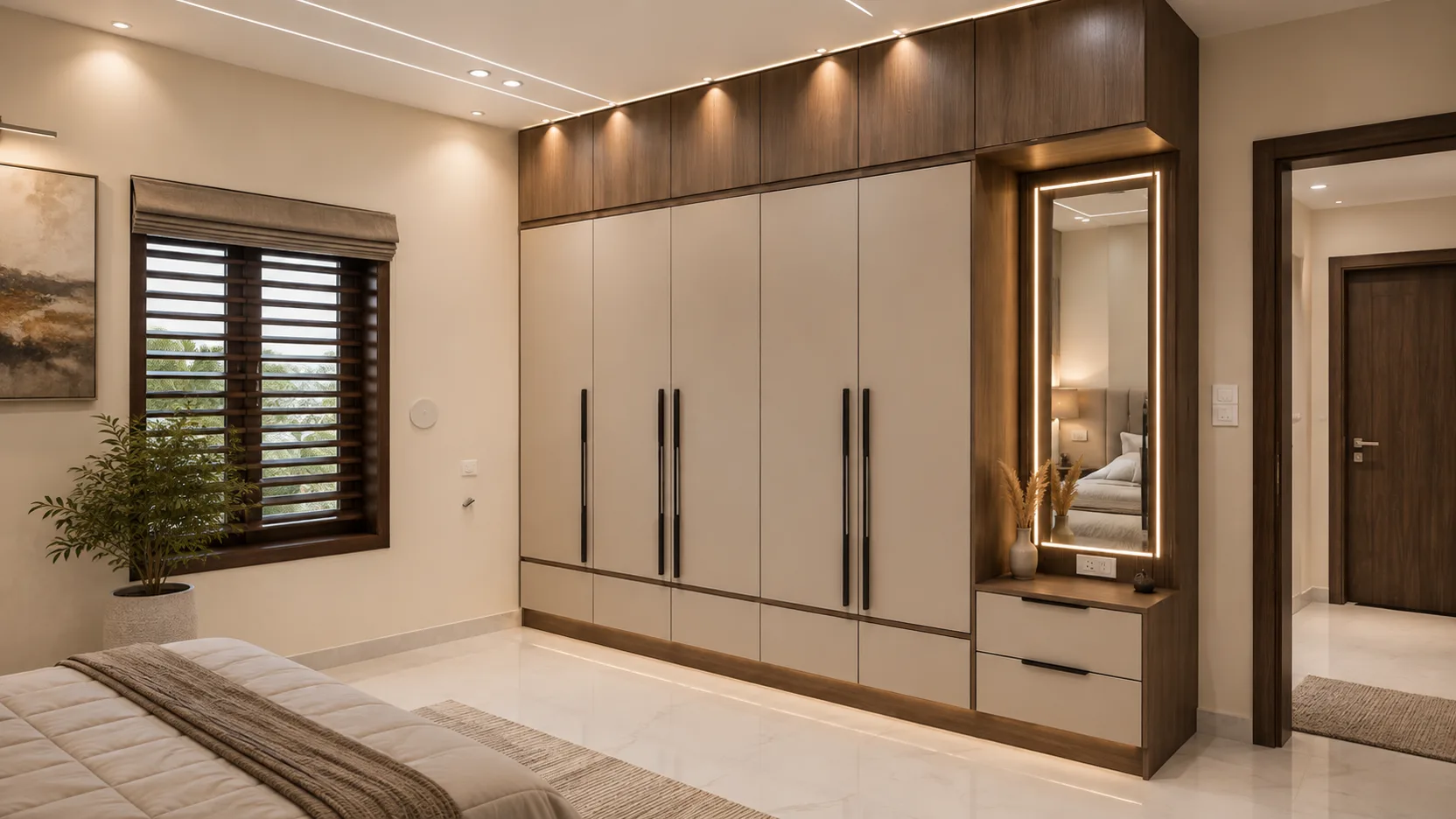 Bedrooms interior by Stone & Space, view 2