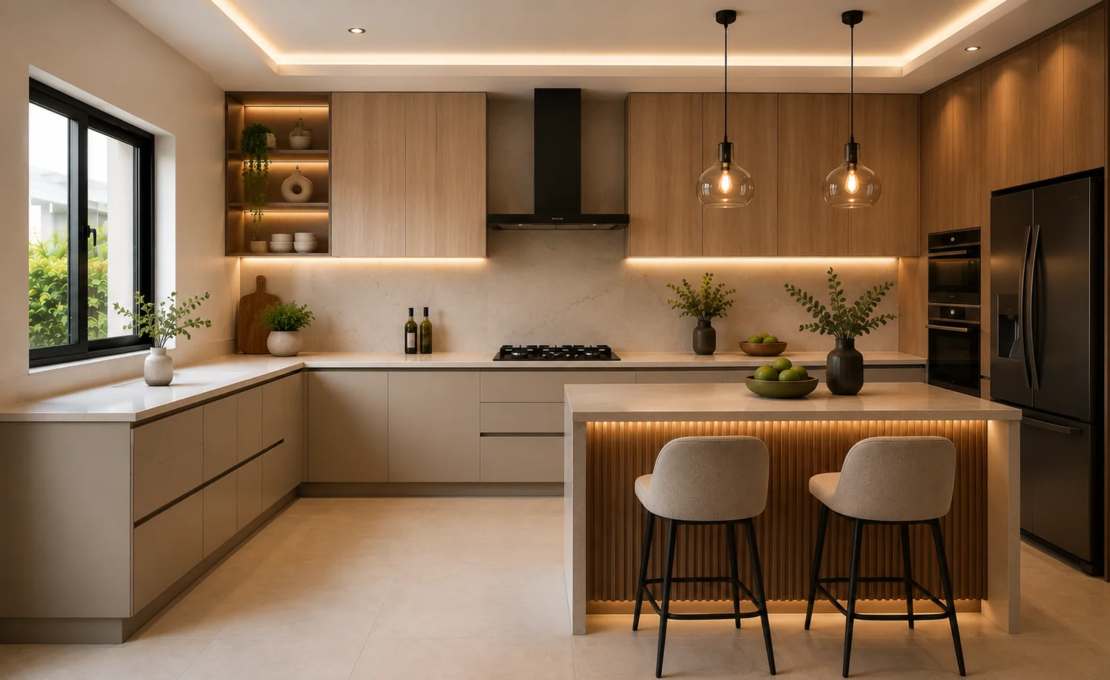 Kitchen after the Stone & Space transformation